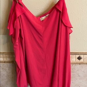 Strap shoulder blouse